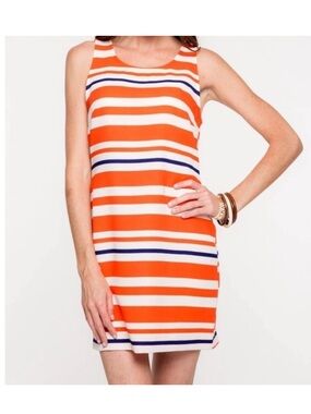 Everly Aubie striped sleeveless dress exposed -small